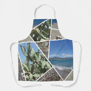 Mediterranean Collage Design Apron