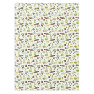Mediterranean cuisine - culinary tablecloth