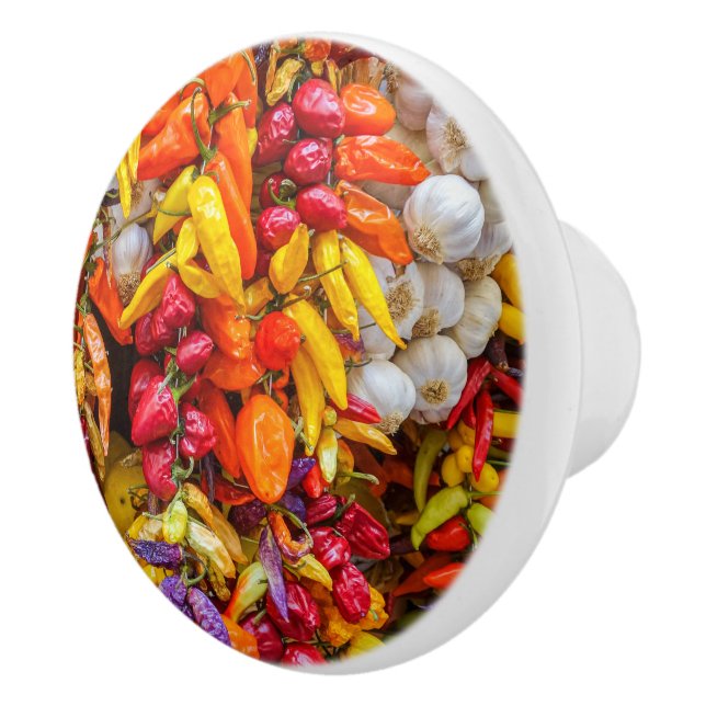 Mediterranean flavours ceramic knob (Right)