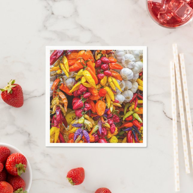 Mediterranean flavours napkin (Insitu)