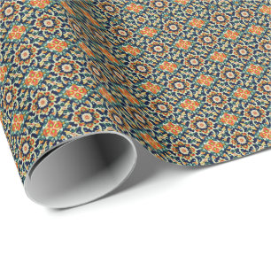 Mediterranean Floral Wrapping Paper