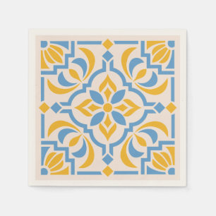 Mediterranean Golden Bloom Napkin