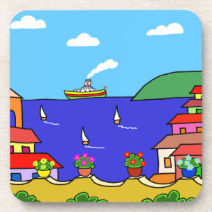Mediterranean Holiday Coaster