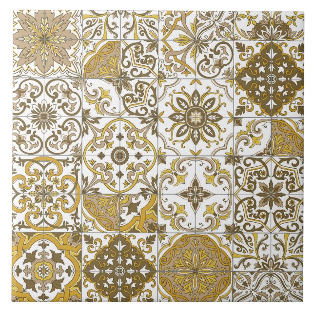 Mediterranean hues/ Azulejo tiles (Front)