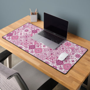 Mediterranean hues/ Azulejo tiles Desk Mat