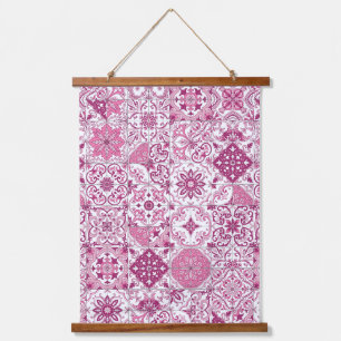 Mediterranean hues/ Azulejo tiles Hanging Tapestry