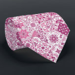 Mediterranean hues/ Azulejo tiles Tie<br><div class="desc">A patchwork of hand‑painted azulejo‑inspired tiles</div>