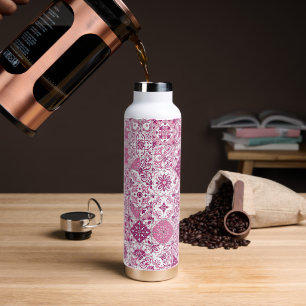 Mediterranean hues/ Azulejo tiles Water Bottle