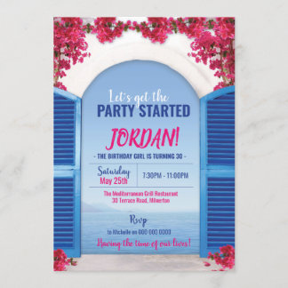 Mediterranean Invitation