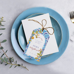 Mediterranean Lemon Amalfi Coast Baby Shower Gift Tags