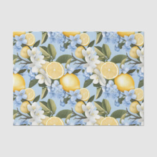  Mediterranean Lemon Botanical Tissue Paper