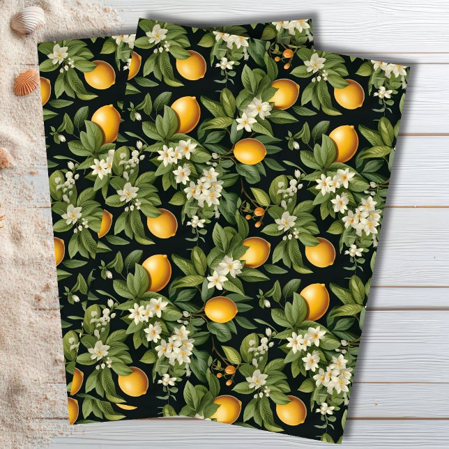  Mediterranean Lemon Botanical Tissue Paper (Creator Uploaded)
