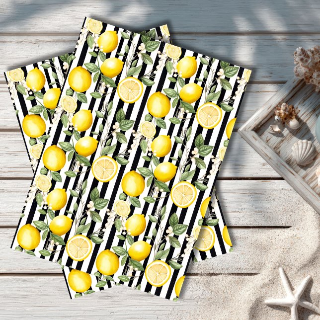  Mediterranean Lemon Botanical Tissue Paper (Creator Uploaded)