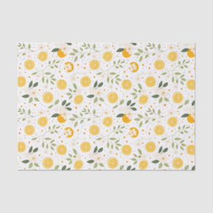 Mediterranean Lemon Botanical Tissue Paper