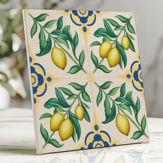 Mediterranean Lemon Citrus Fruit  Tile (Creator Uploaded)