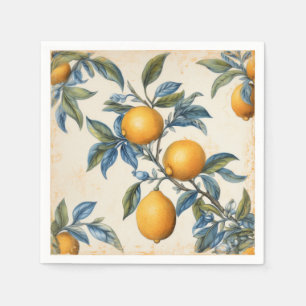 Mediterranean Lemon Grove Napkin