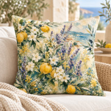Mediterranean Lemon Lavender Botanical Elegance