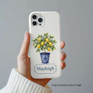 Mediterranean Lemon Tree iPhone 16 Pro Case