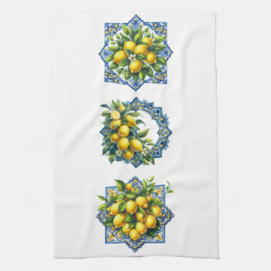 Mediterranean Lemons Kitchen Towel