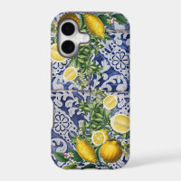 Mediterranean Lemons Summer Portuguese Tiles