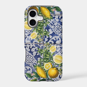 Mediterranean Lemons Summer Portuguese Tiles 