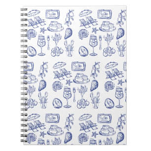  Mediterranean Life Outline Notebook