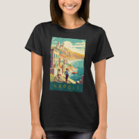 Mediterranean Magic Naples Vintage Poster Art