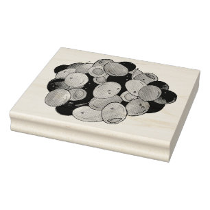 Mediterranean Mixed Olives Greek Food Kalamata Rubber Stamp