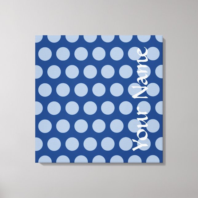 Mediterranean Moroccan Moods Dots Canvas Print (Front)