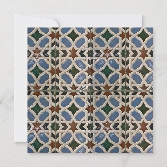 Mediterranean Mosaic Blue Green (Front)