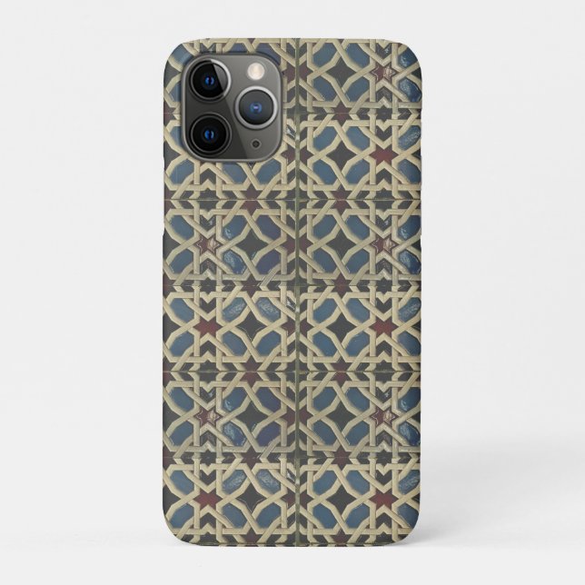 Mediterranean Mosaic Blue Green Case-Mate iPhone Case (Back)