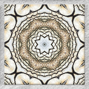 Mediterranean Mosaic Nature Inspired Ceramic Tile