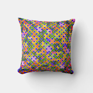Mediterranean Mosaic Throw Pillow
