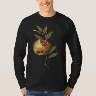 Mediterranean Pomegranate Fruit And Seeds Vector A T-Shirt