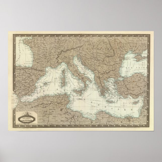 Mediterranean Region, Turkey, Greece Poster (Front)