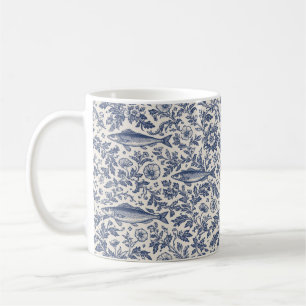 Mediterranean Sardine Chinoiserie Mug