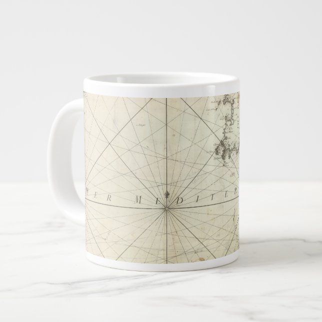 Mediterranean Sea 2 Large Coffee Mug (Front Left)