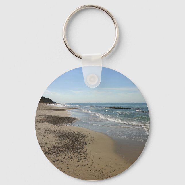 Mediterranean Sea, Israel Keychain (Front)