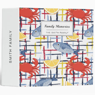 Mediterranean Seafood Market Pattern (1) Binder