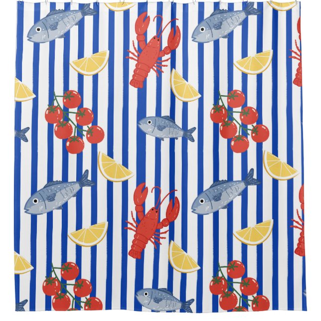 Mediterranean Seafood Market Pattern (2) (Front)