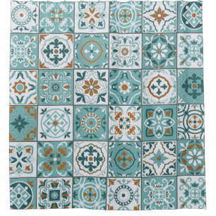 Mediterranean seamless pattern from Moroccan tiles