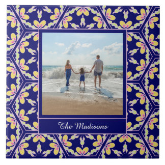 Mediterranean Spanish Pattern | Custom Photo Tile