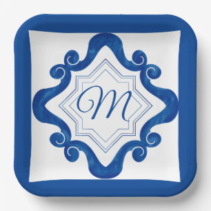 Mediterranean Style   Paper Plate