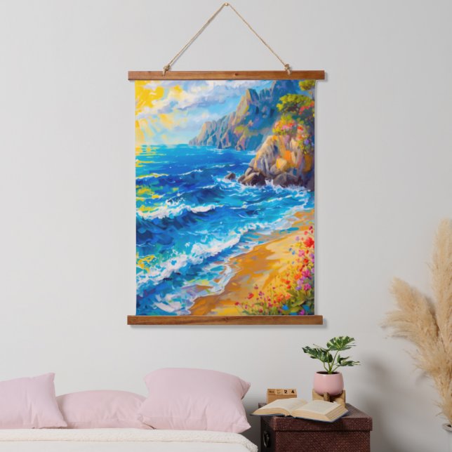 Mediterranean Summer Hanging Tapestry (Bedroom)