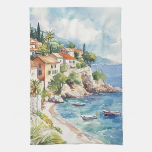 Mediterranean Summer Kitchen Towel