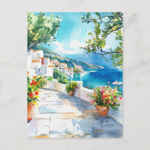 Mediterranean Summer Postcard