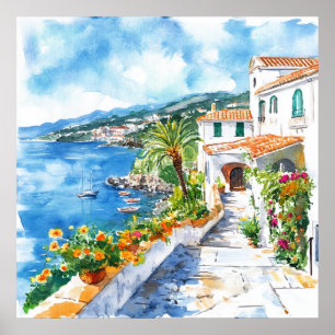 Mediterranean Summer Poster