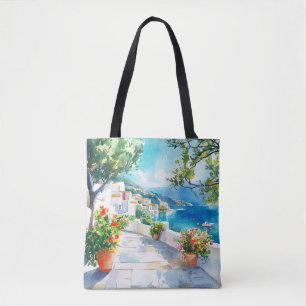 Mediterranean Summer Tote Bag