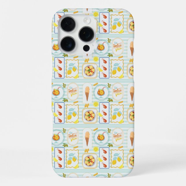 Mediterranean Summer Vibes iPhone Case (Back)