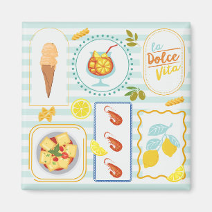 Mediterranean Summer Vibes Magnet